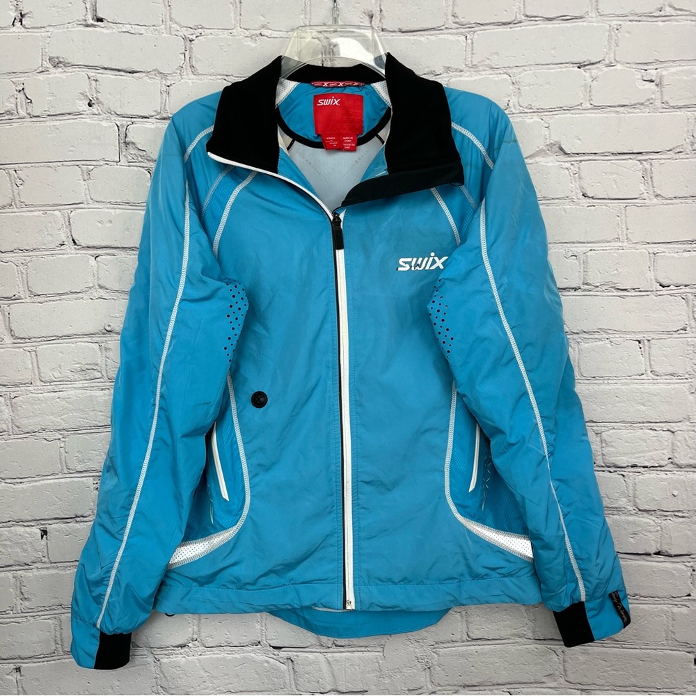 Swix Star X Women's Lightweight Athletic Training Jacket Sz M